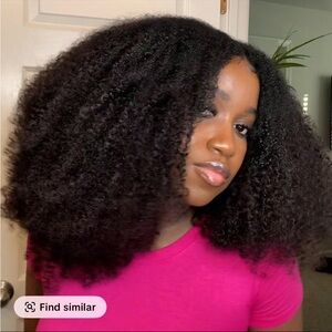 Afro Curly V Part Wig -VShow